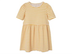 Name It pale marigold striped dress